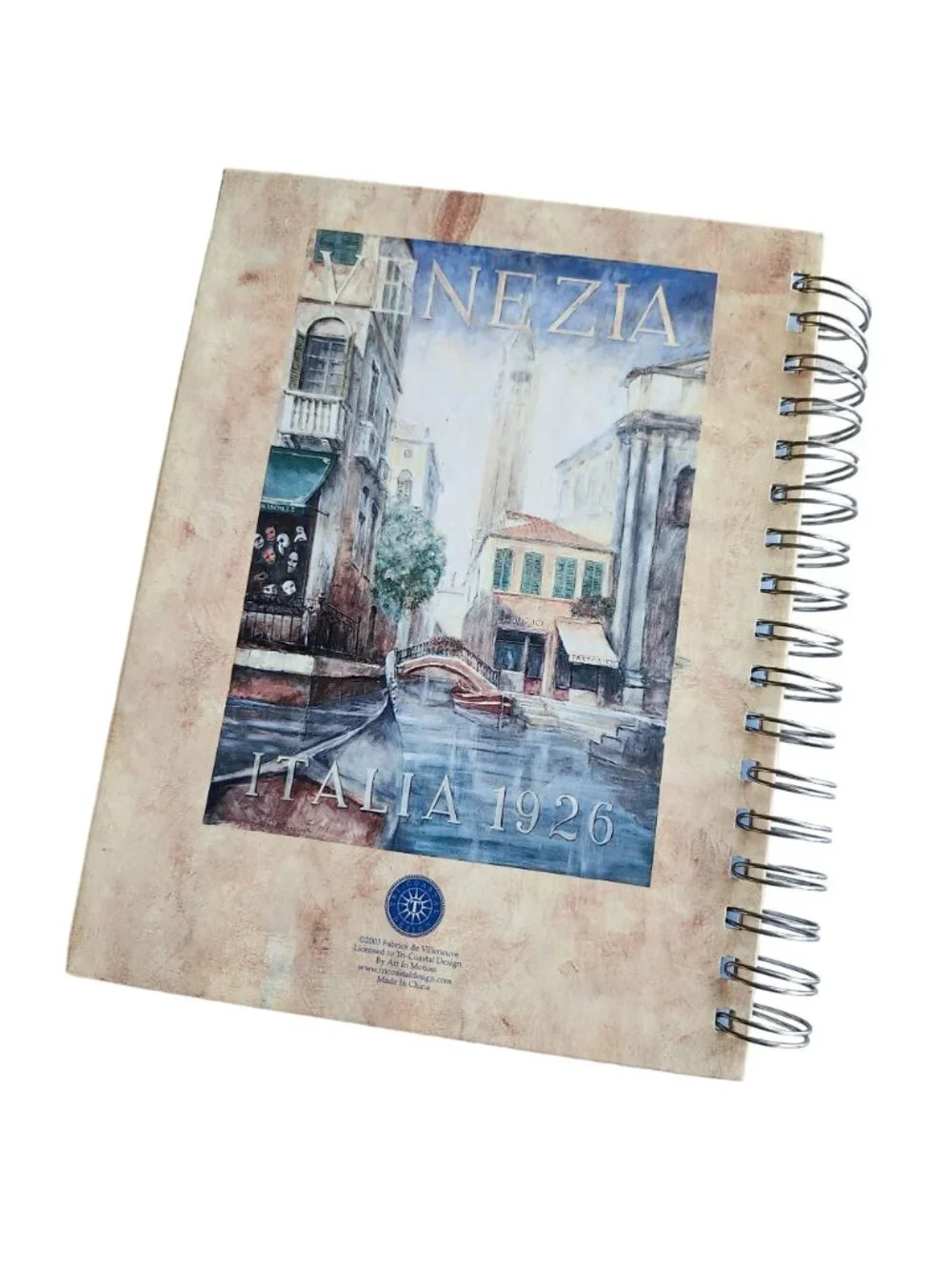 Venezia Venice Italy Ring Bound Photo Journal Unused